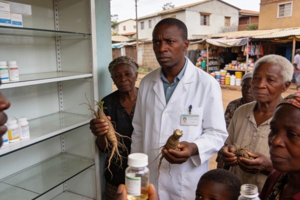 NatPharm Debt Exceeds US$2.7 Million, Drug Shortages Worsen as First Lady Tells Dande Residents to Chew Roots