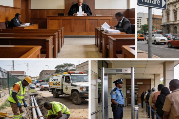 Zimbabwe News Wrap: Harare Labour Court Ruling, Sewer Bailout and Court Incidents